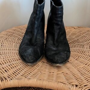 AllSaints Black Leather Booties